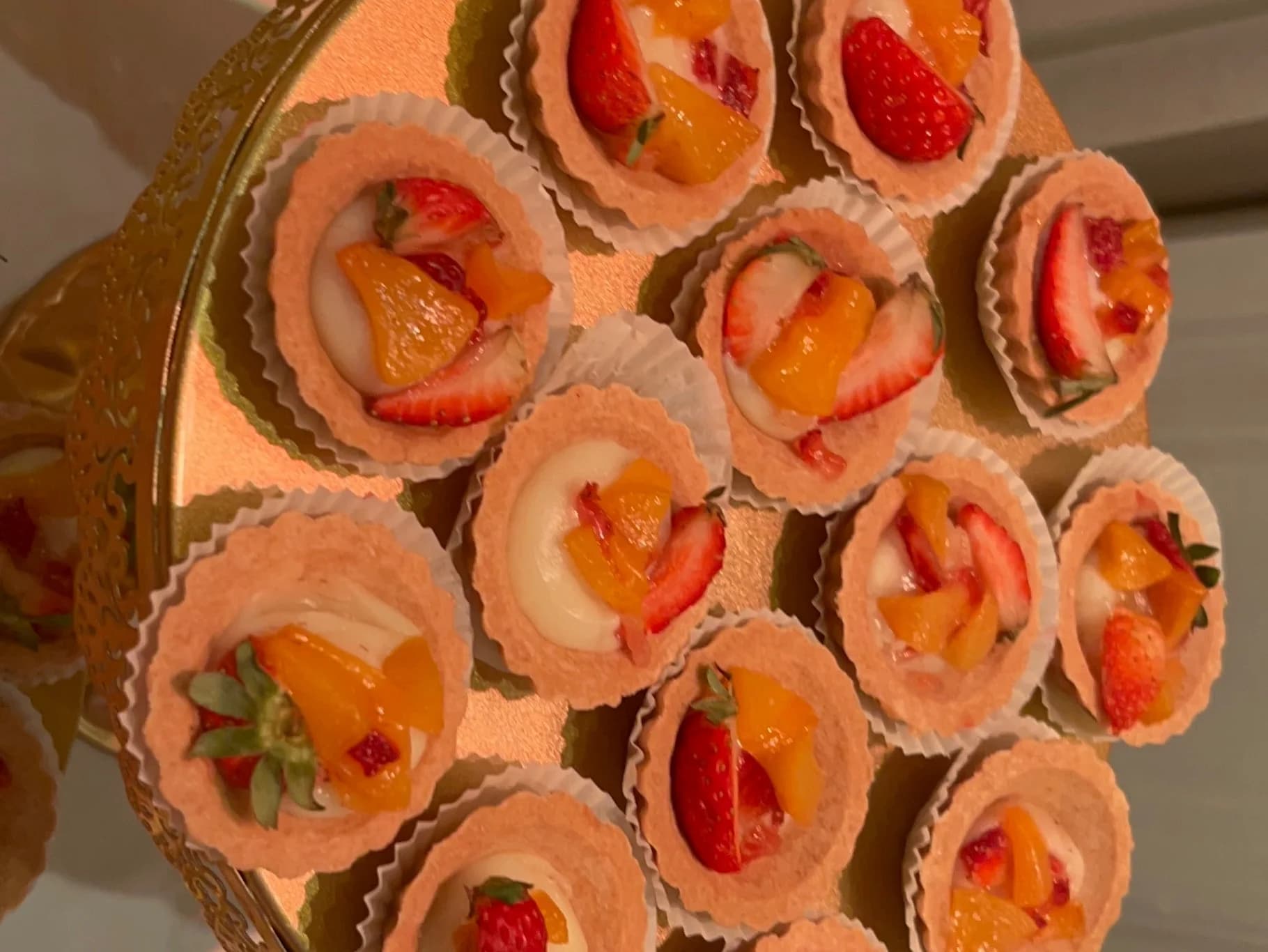 Mini Fruit Tarts - Egyptian dessert